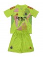 Real Madrid Torwart Ausweichtrikot für Kinder 2024-25 Kurzarm (+ Kurze Hosen)